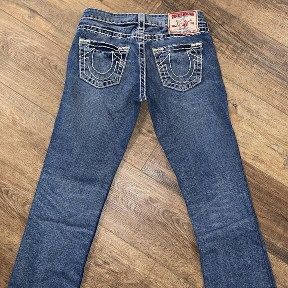 True Religion Blue Flare & Wide Leg Jeans - Picture 4 of 7